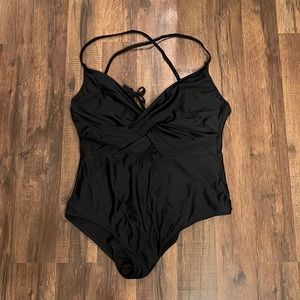 Aerie Black Braided One piece- Size XL Long